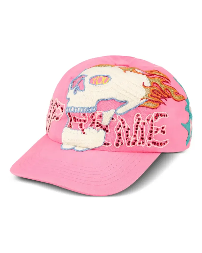 Supreme Being WFST Baseballkappe mit 6 Einsätzen - Rosa Rosa