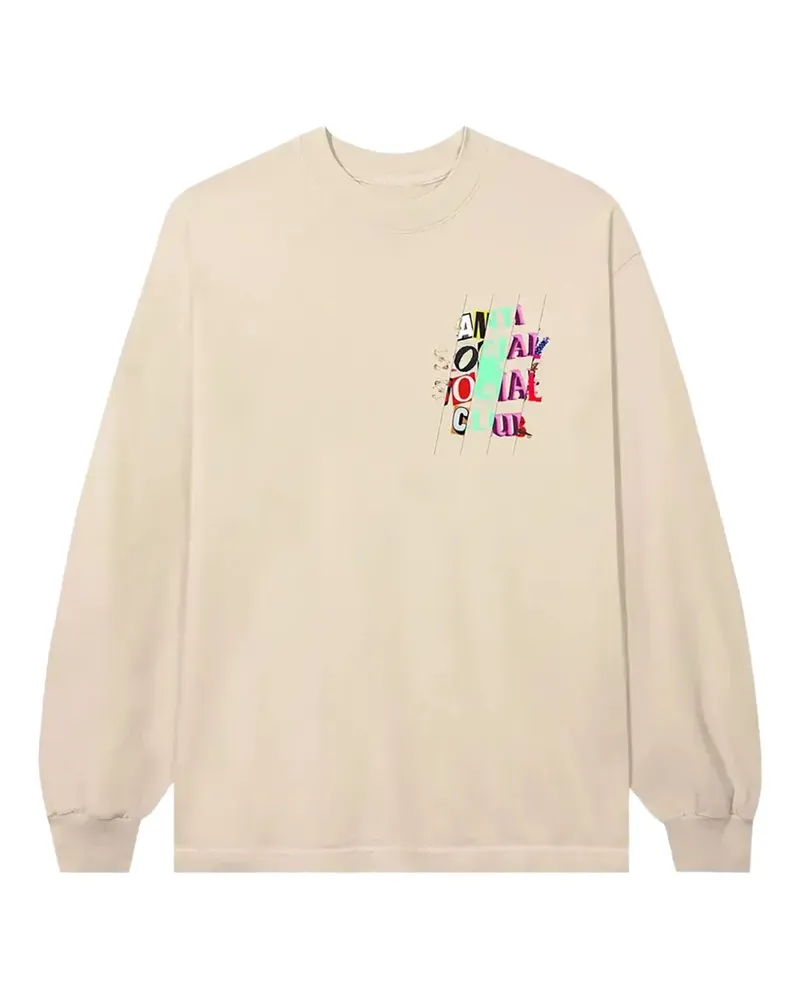 Anti Social Social Club Radness Cement sweatshirt - Beige Beige