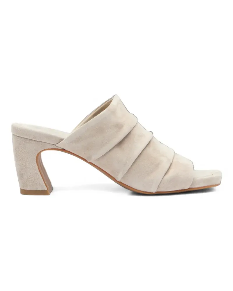 ash Eva Sandalen mit gerafftem Absatz - Grau Grau