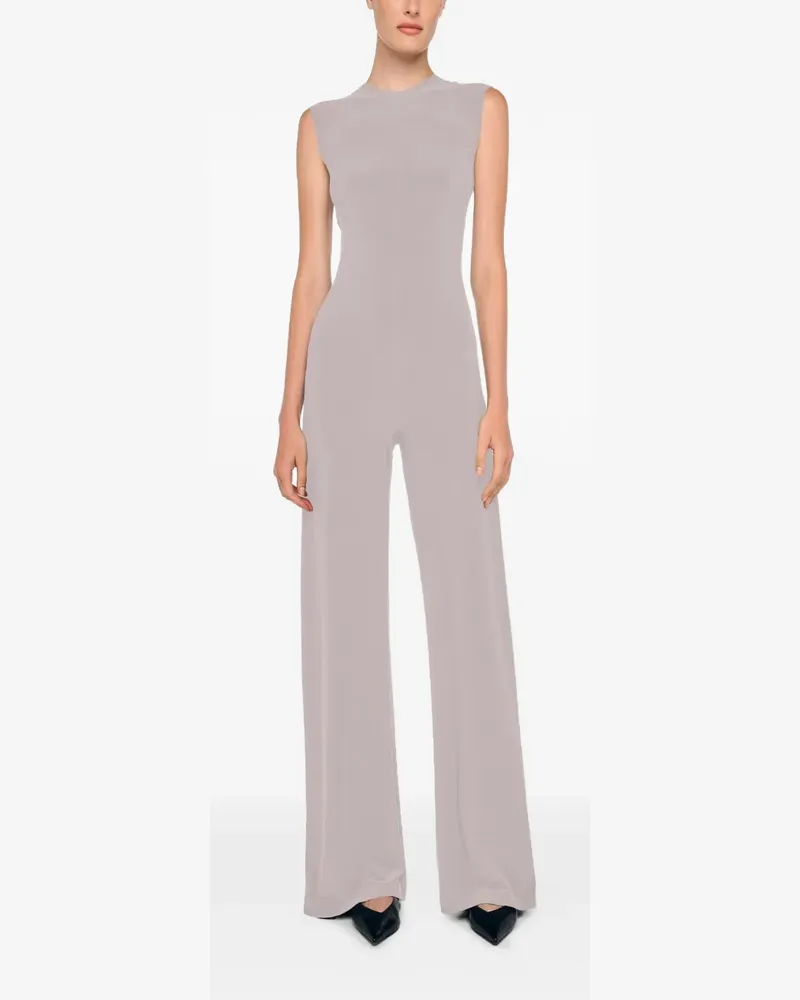 Norma Kamali sleeveless jumpsuit - Grau Grau