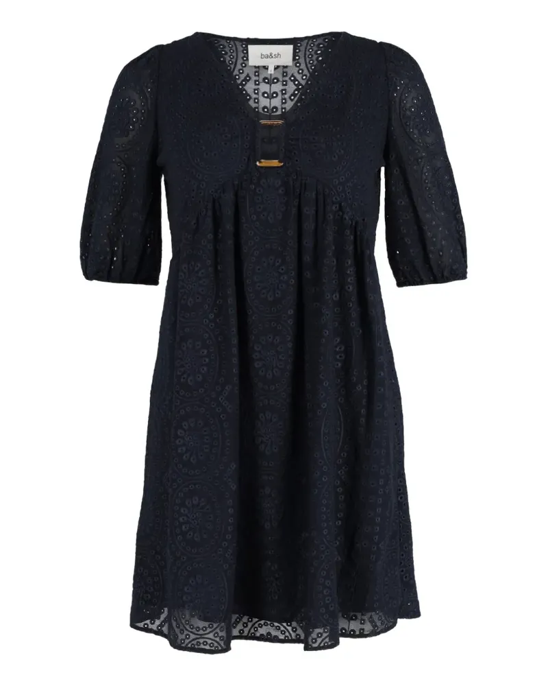 ba&sh v-neck mini dress - Blau Blau