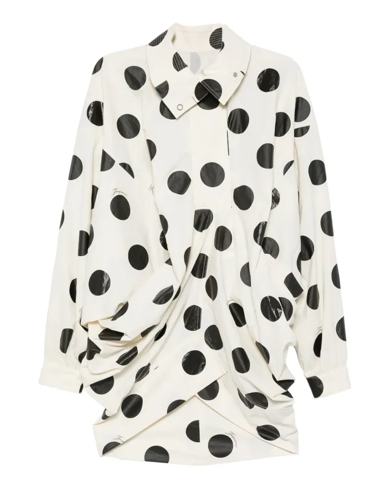 Jacquemus Jacke mit Polka Dots - Weiß Weiß
