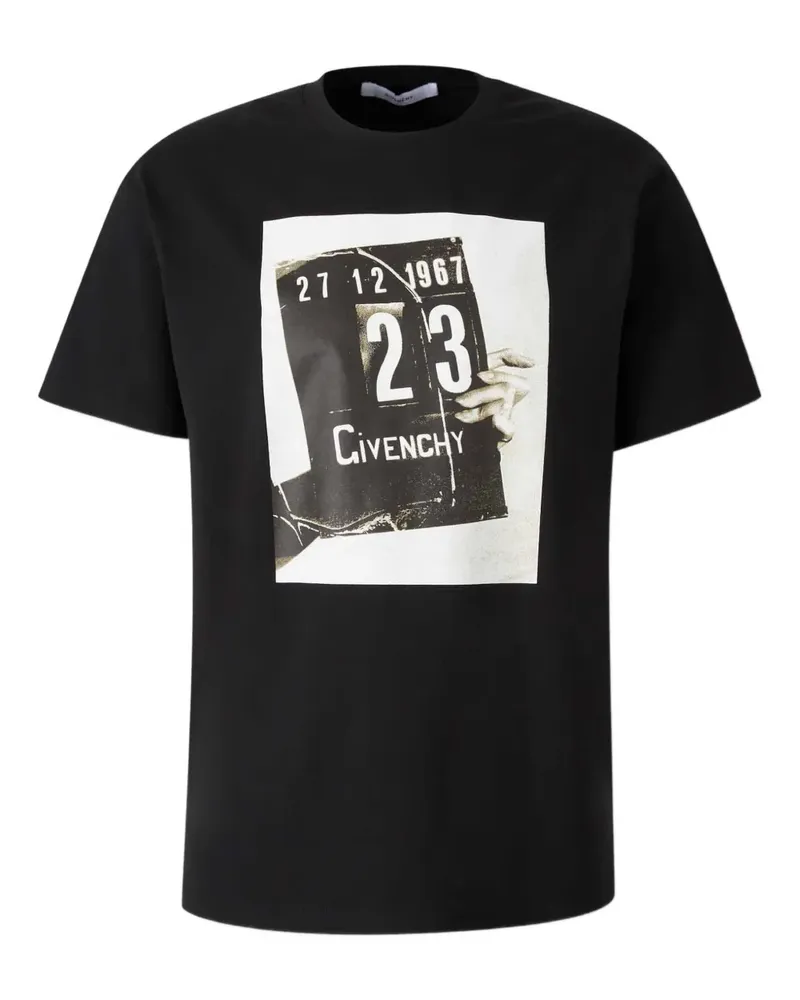 Givenchy T-Shirt mit rundem Ausschnitt - Schwarz Schwarz