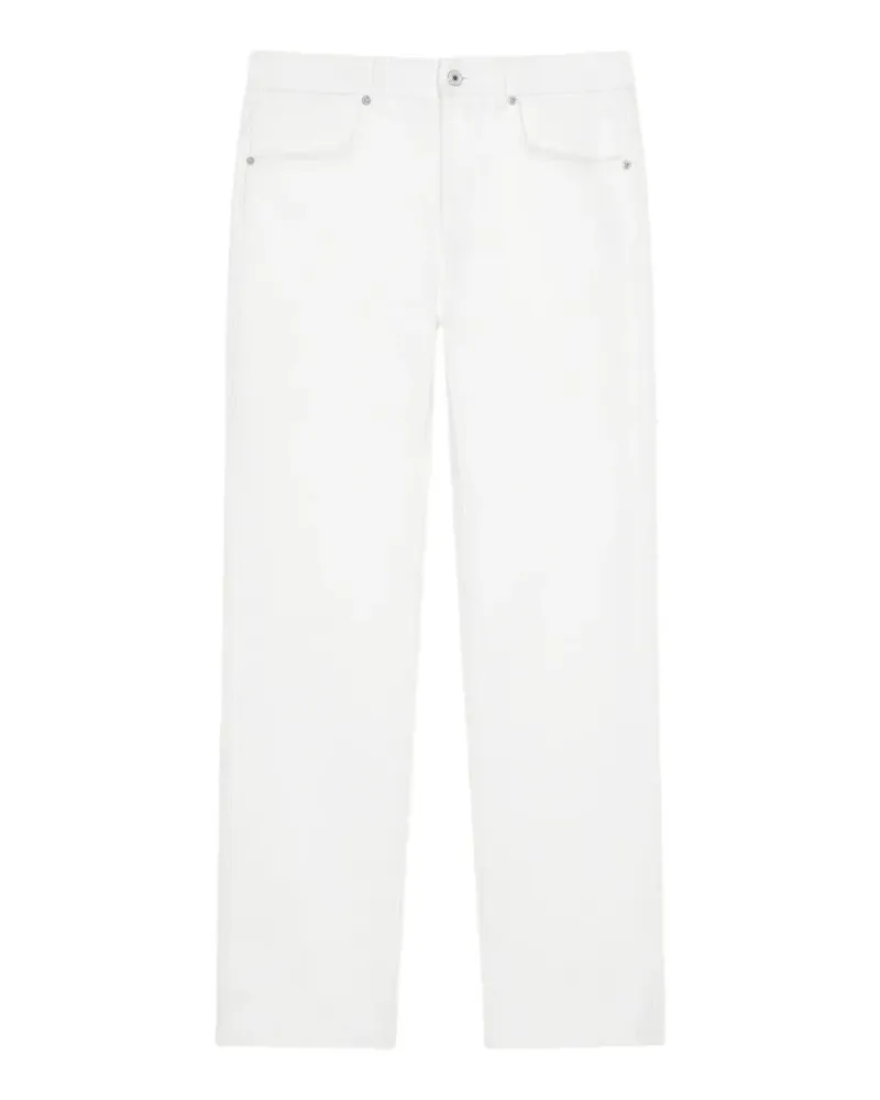 Givenchy Klassische Straight-Leg-Jeans - Weiß Weiß