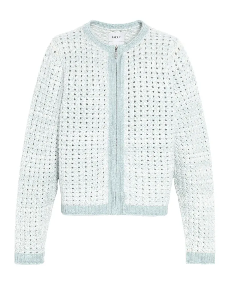 Barrie Gehäkelter Cardigan - Blau Blau