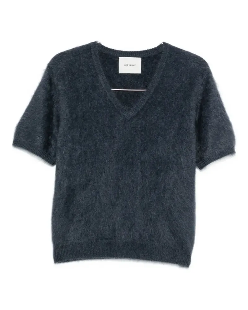 Lisa Yang Gestrickter Pullover - Blau Blau