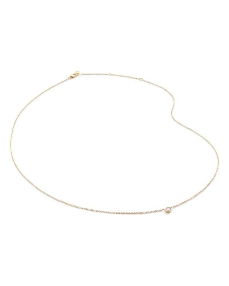 Monica Vinader 14kt Essentials Gelbgoldhalskette Gold