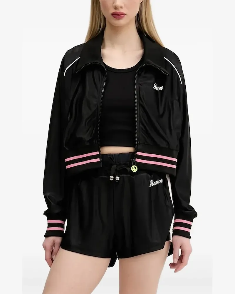 BARROW Sweatshirt mit Reißverschluss - Schwarz Schwarz