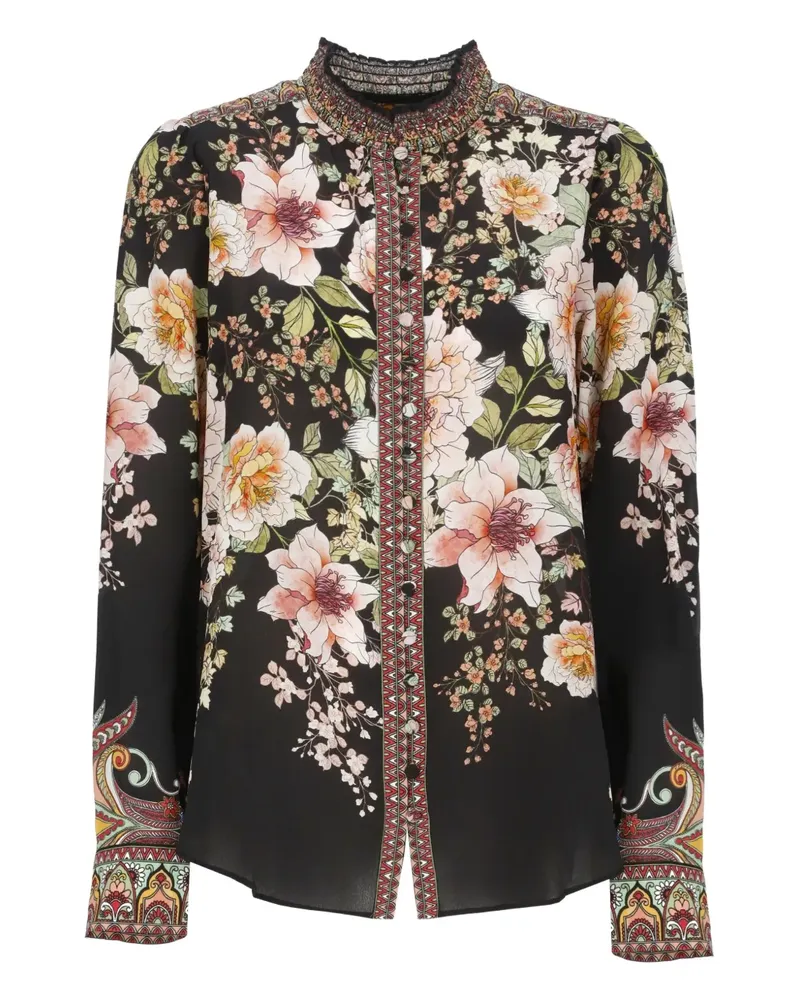 Hale Bob Hanna Hemd mit Print - Schwarz Schwarz