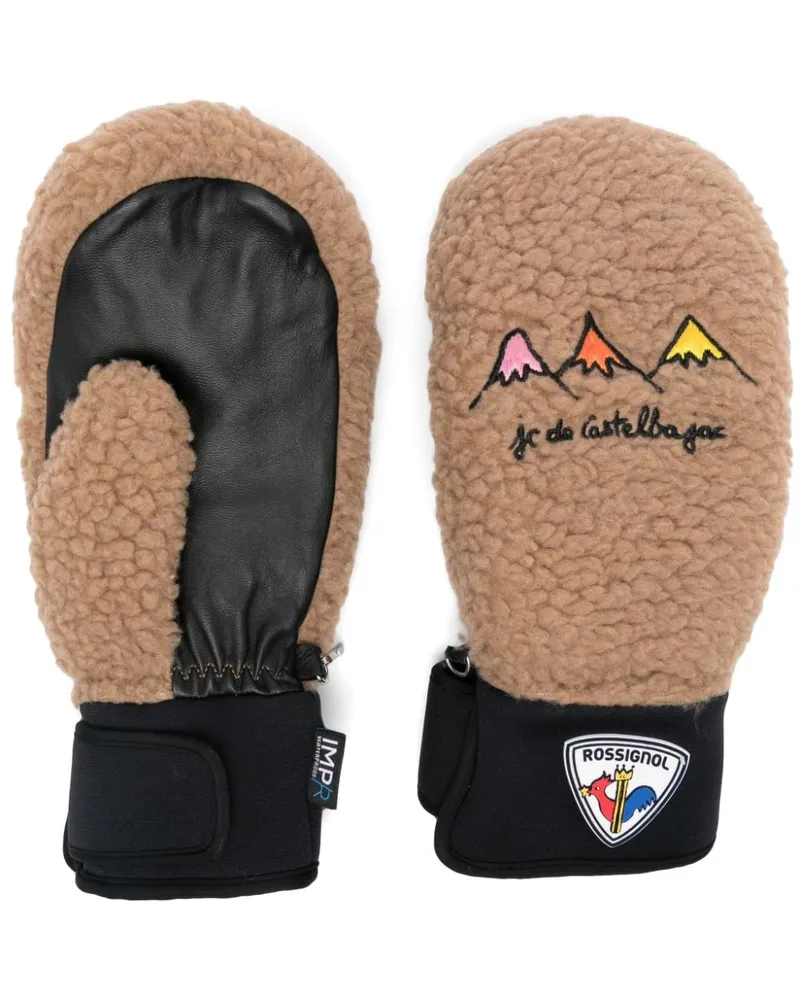 Rossignol x Jean-Charles de Castelbajac Fäustlinge - Braun Braun