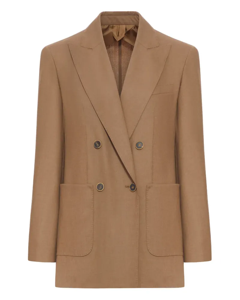 Max Mara Cabanjacke aus Kaschmir - Braun Braun