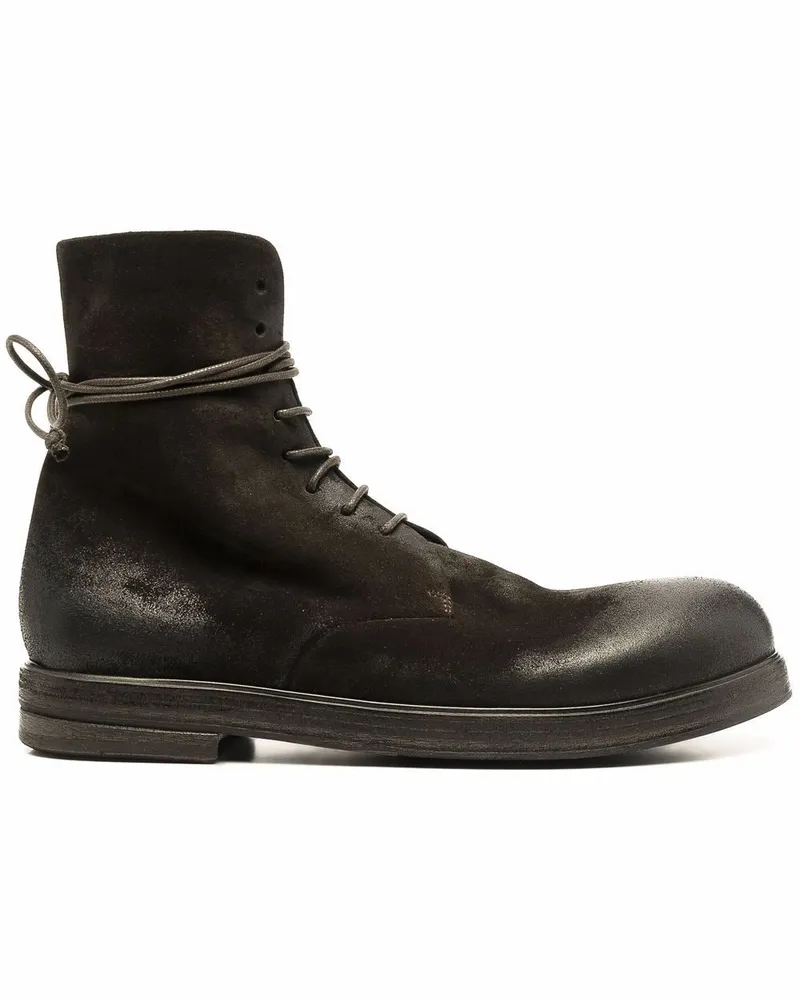 Marsèll Zucca Schnürstiefel aus Wildleder - Braun Braun
