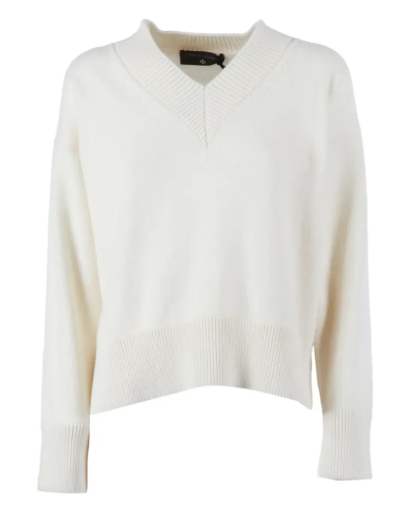 Filippo de Laurentiis Pullover mit V-Ausschnitt - Nude Nude