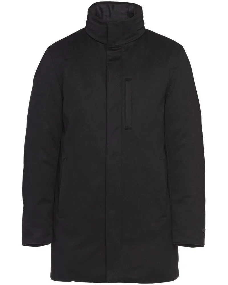 Prada Gefütterte Jacke - Schwarz Schwarz