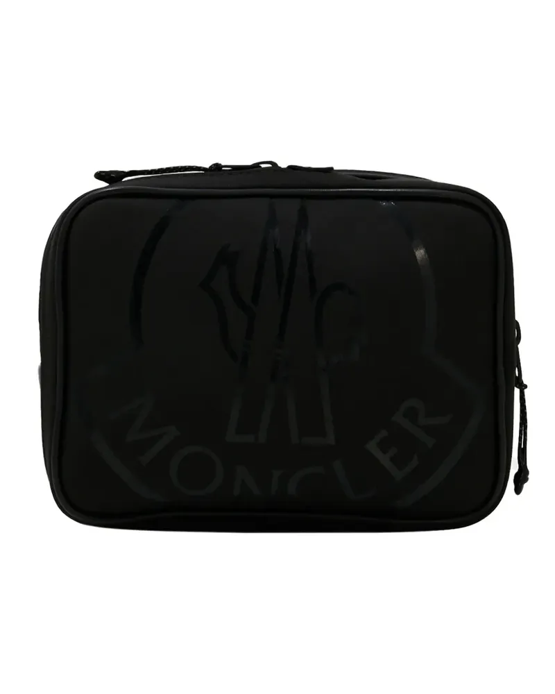 Moncler logo-detail messenger bag - Schwarz Schwarz