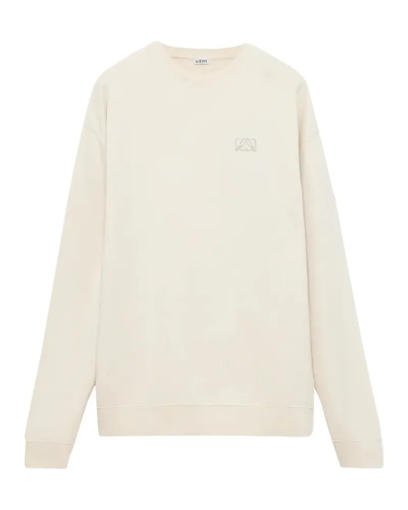Loewe Sweatshirt mit "Anagram"-Stickerei - Nude Nude