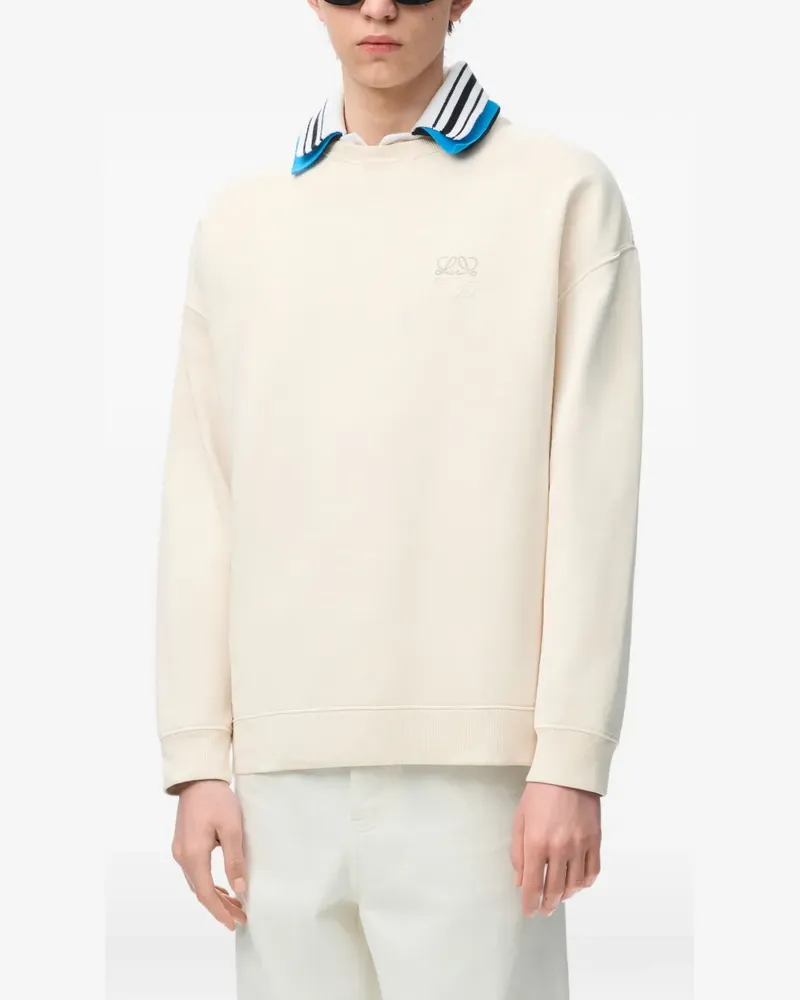 Loewe Sweatshirt mit "Anagram"-Stickerei - Nude Nude