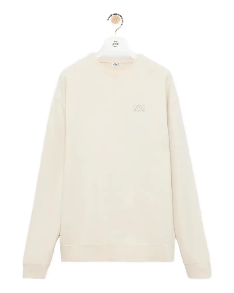Loewe Anagram embroidered sweatshirt - Nude Nude