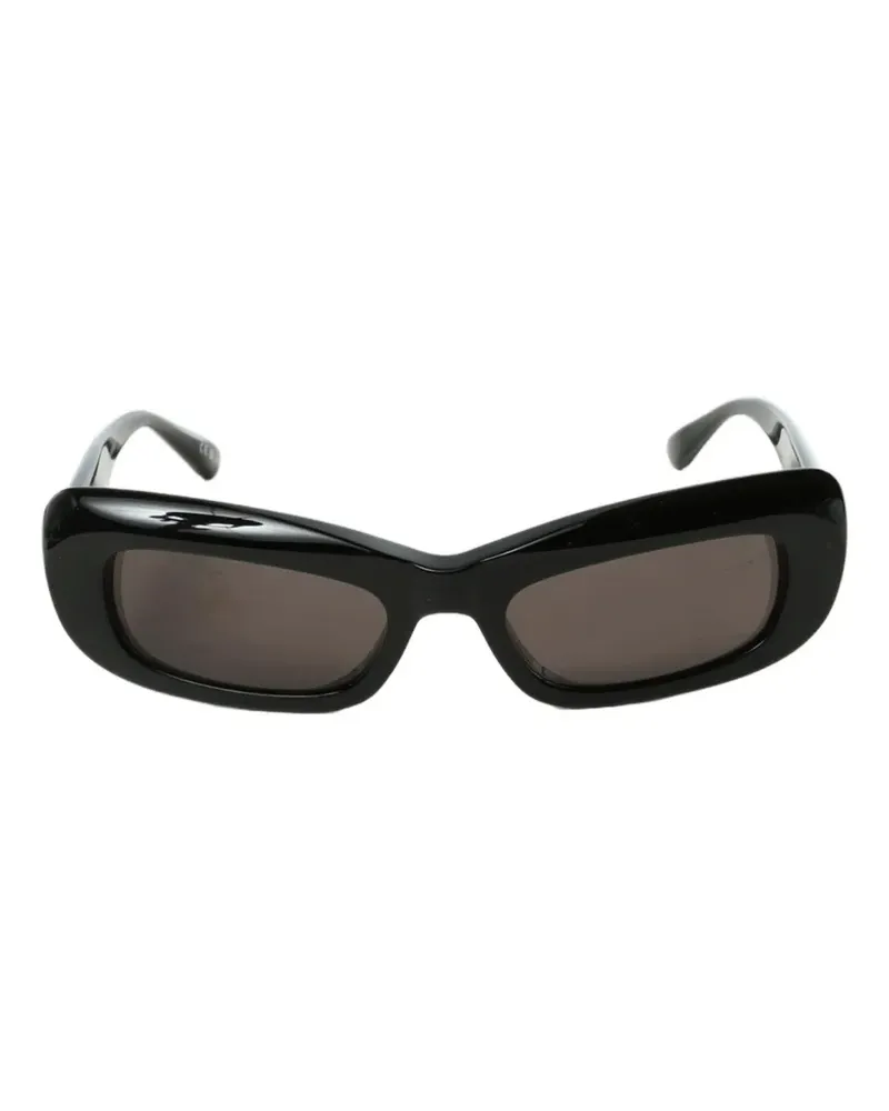 Balenciaga Diva rectangle-frame sunglasses - Schwarz Schwarz
