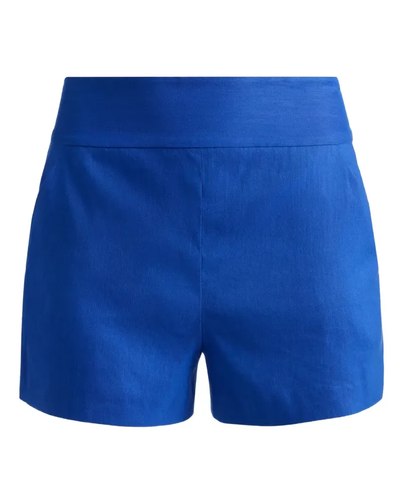 Alice + Olivia Donald Shorts mit hohem Bund - Blau Blau