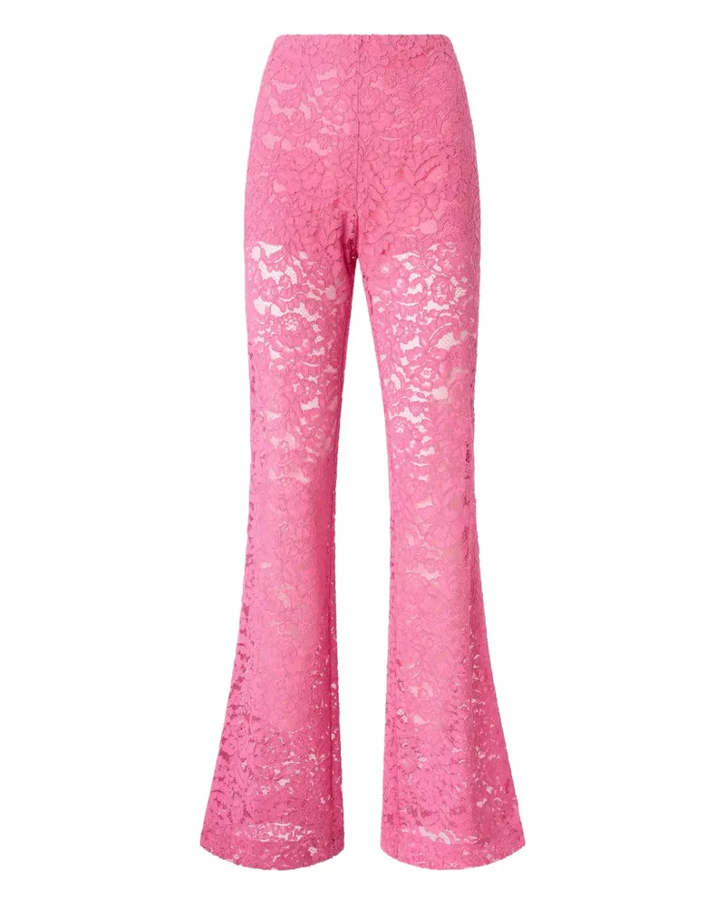 Pinko Schlaghose aus Spitze - Rosa Rosa