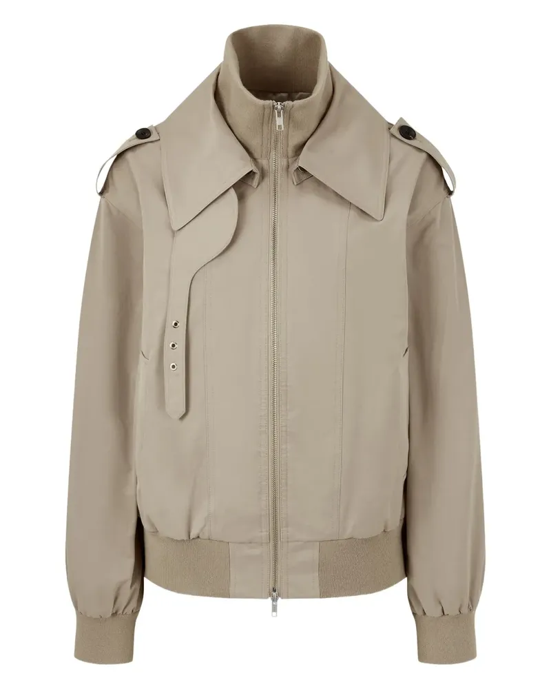 STUDIO TOMBOY Utility-Jacke mit Reißverschluss - Nude Nude