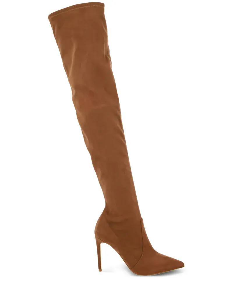NINALILOU Overknee-Stiefel mit Stiletto-Absatz - Braun Braun