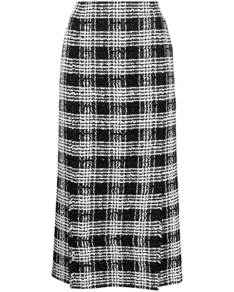 Thom Browne Karierter Rock - Schwarz Schwarz