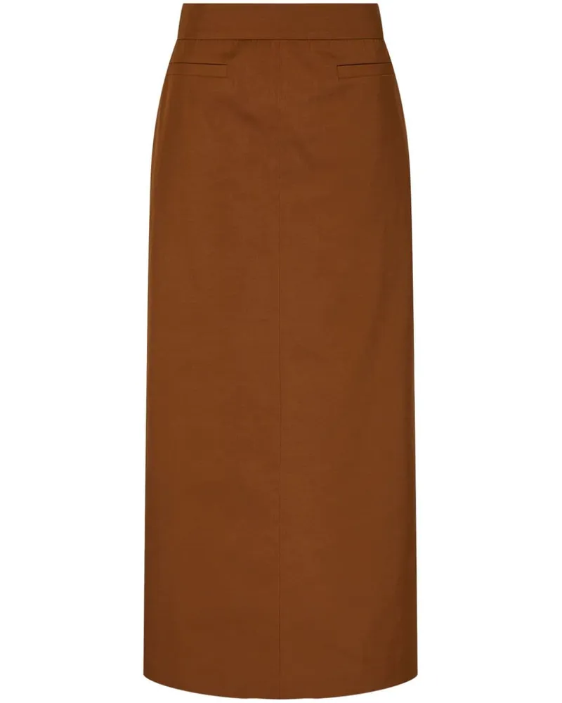 STUDIO TOMBOY Klassischer High-Waist-Rock - Orange Orange
