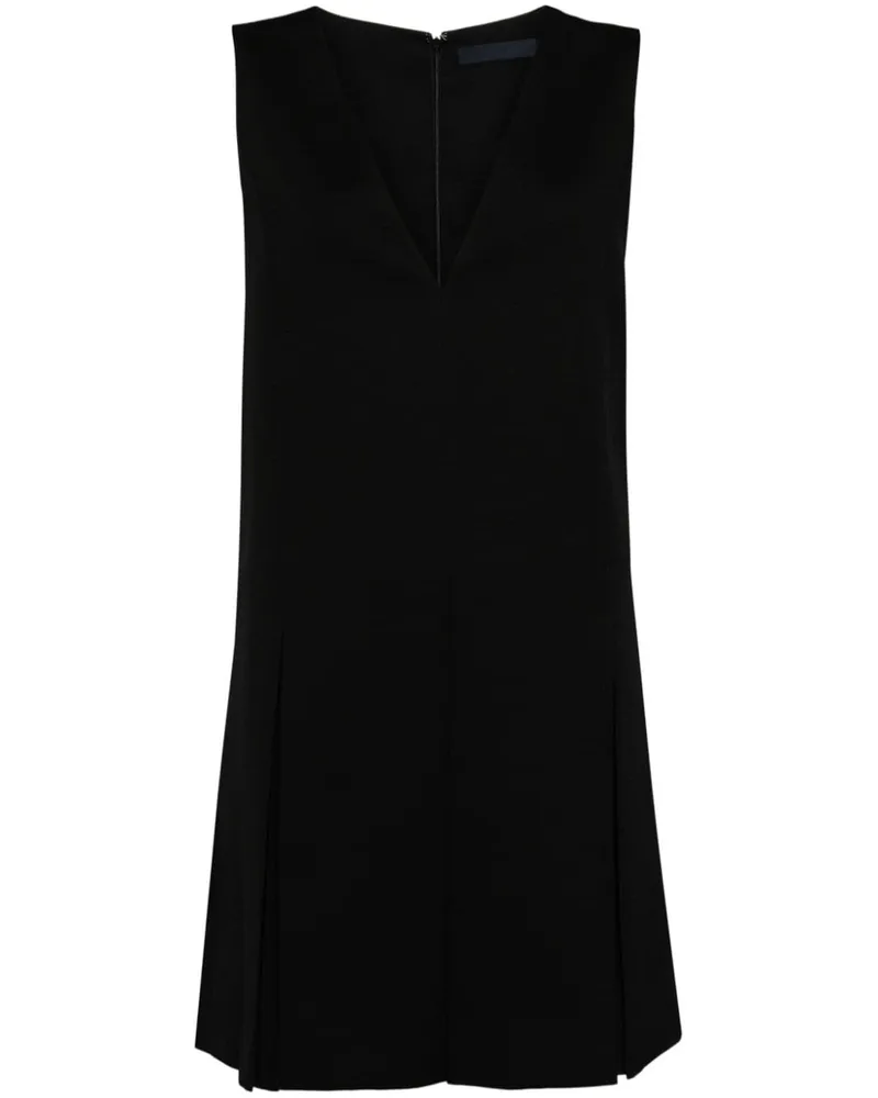 JUUN.J Minikleid mit Falten - Schwarz Schwarz