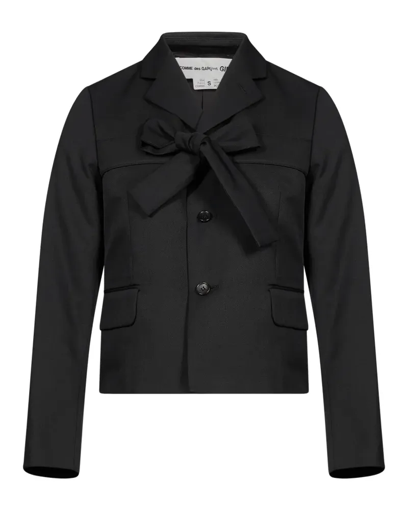 Comme des Garçons bow-detail jacket - Schwarz Schwarz