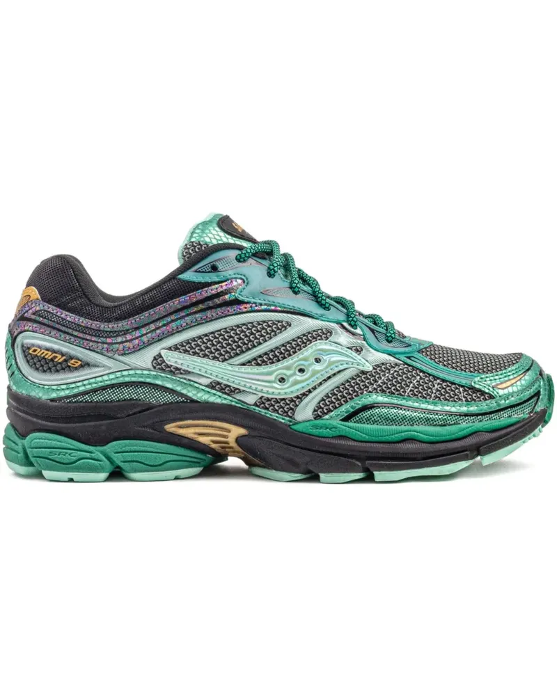Saucony Progrid Omni Green Glowaconstrictor Sneakers - Gold Gold