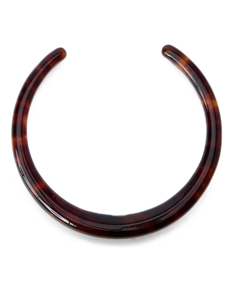 Totême Choker in Schildpattoptik - Braun Braun