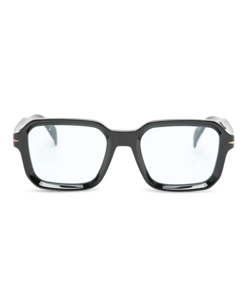 EYEWEAR by DAVID BECKHAM Sonnenbrille mit eckigem Gestell - Schwarz Schwarz