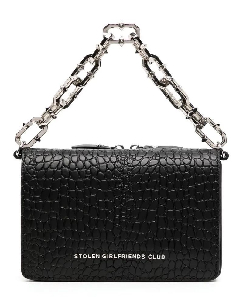 Stolen Girlfriends Club Little Trouble Schultertasche Schwarz