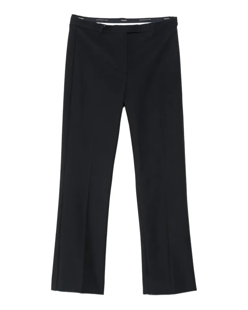 Max Mara Hose mit Bügelfalten - Schwarz Schwarz