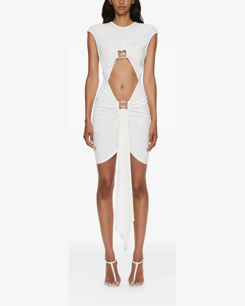 Christopher Esber Disconnect Minikleid mit Quarzapplikation - Weiß Weiß