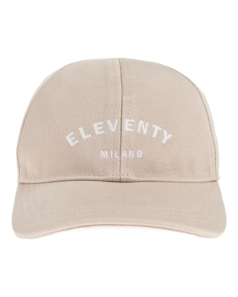 Eleventy logo-detail baseball cap - Nude Nude