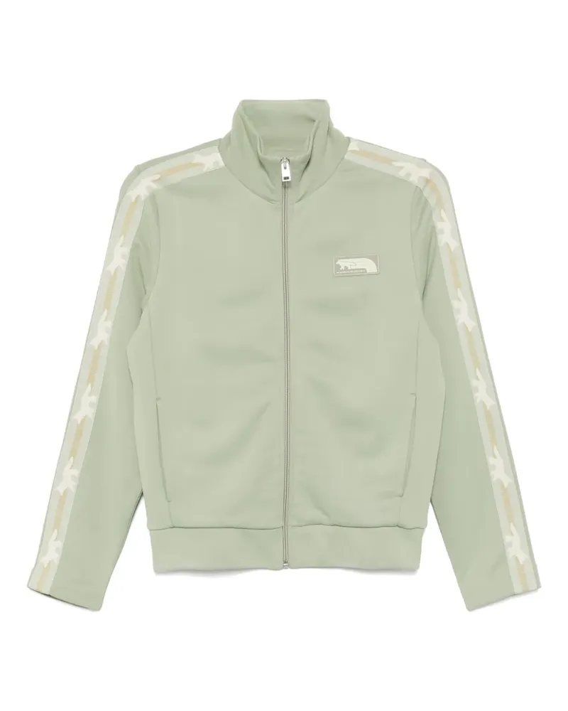 Kitsuné Jacke mit Streifendetail - Grün Grün