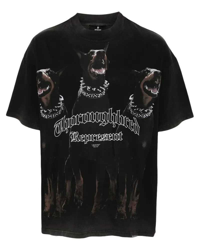 REPRESENT Thoroughbred T-Shirt - Schwarz Schwarz