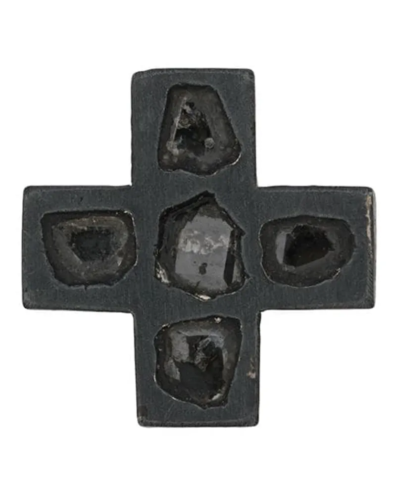 Parts Of Four Plus Mega Pavé' Ohrring, 12mm Silber