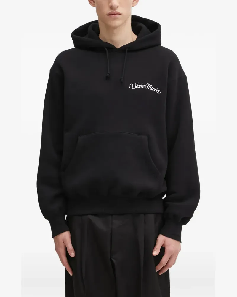 Wacko Maria drawstring hoodie - Schwarz Schwarz