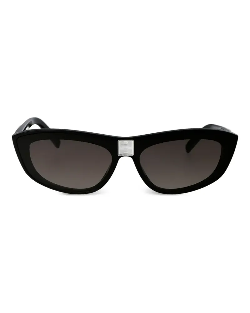 Givenchy shiny geometric sunglasses - Schwarz Schwarz