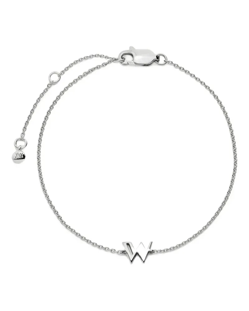 Monica Vinader Kettenarmband mit W-Motiv - Silber Silber