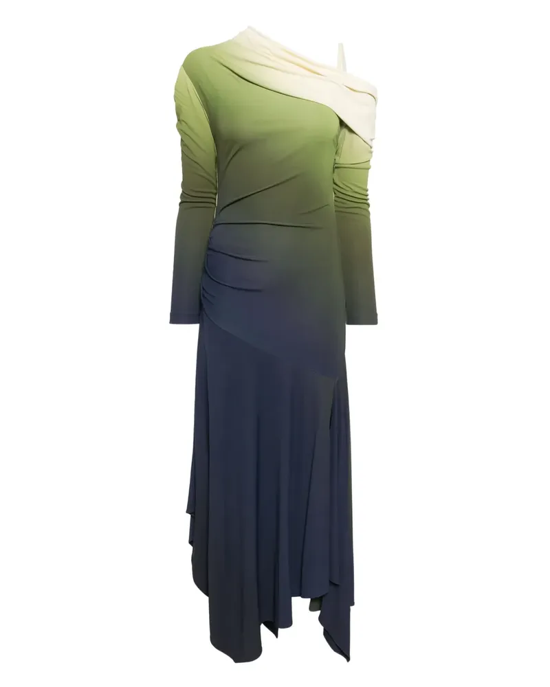Monse Schulterfreies Jerseykleid - Grün Grün