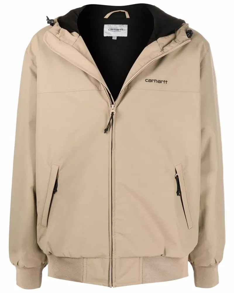 Carhartt WIP Bomberjacke mit Kapuze - Nude Nude