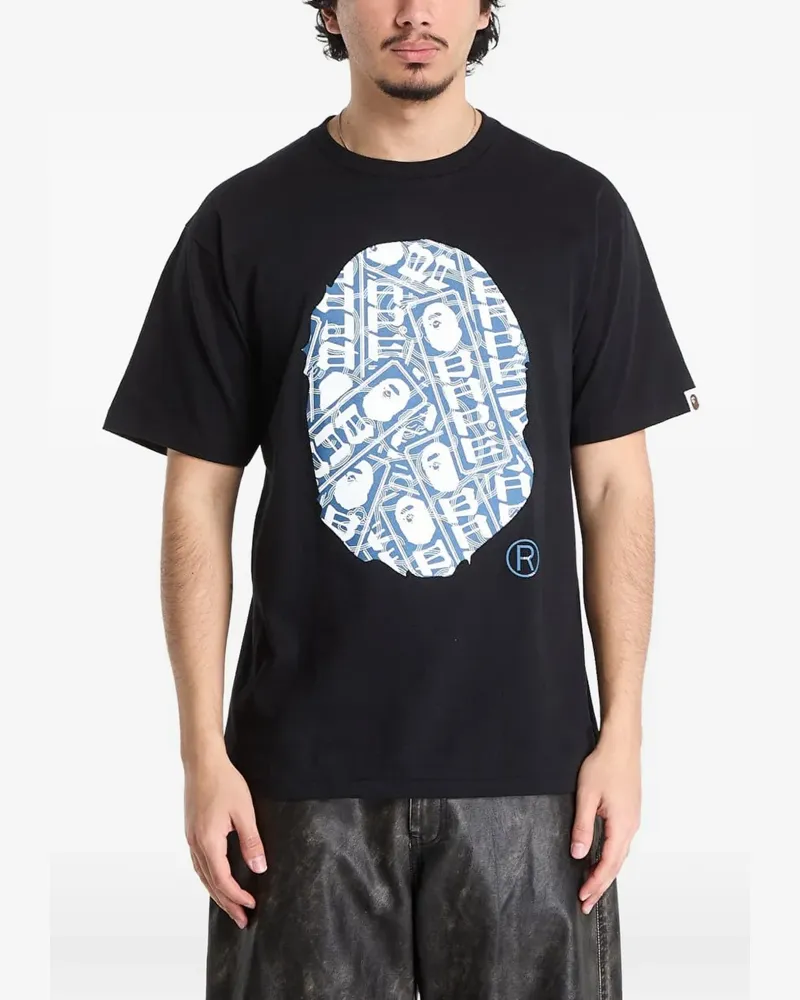 BAPE Japanese Cloud camo T-shirt - Schwarz Schwarz
