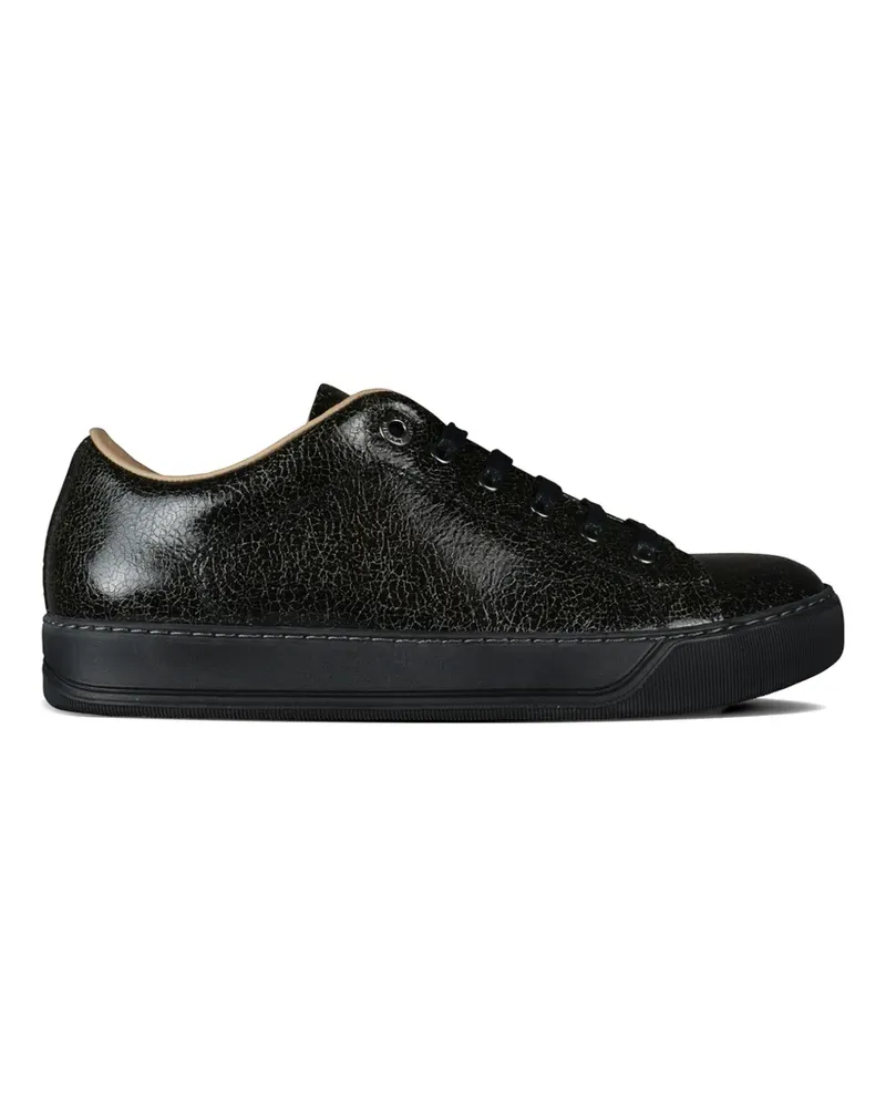 Lanvin Dbb1 Sneakers mit Riss-Effekt - Schwarz Schwarz