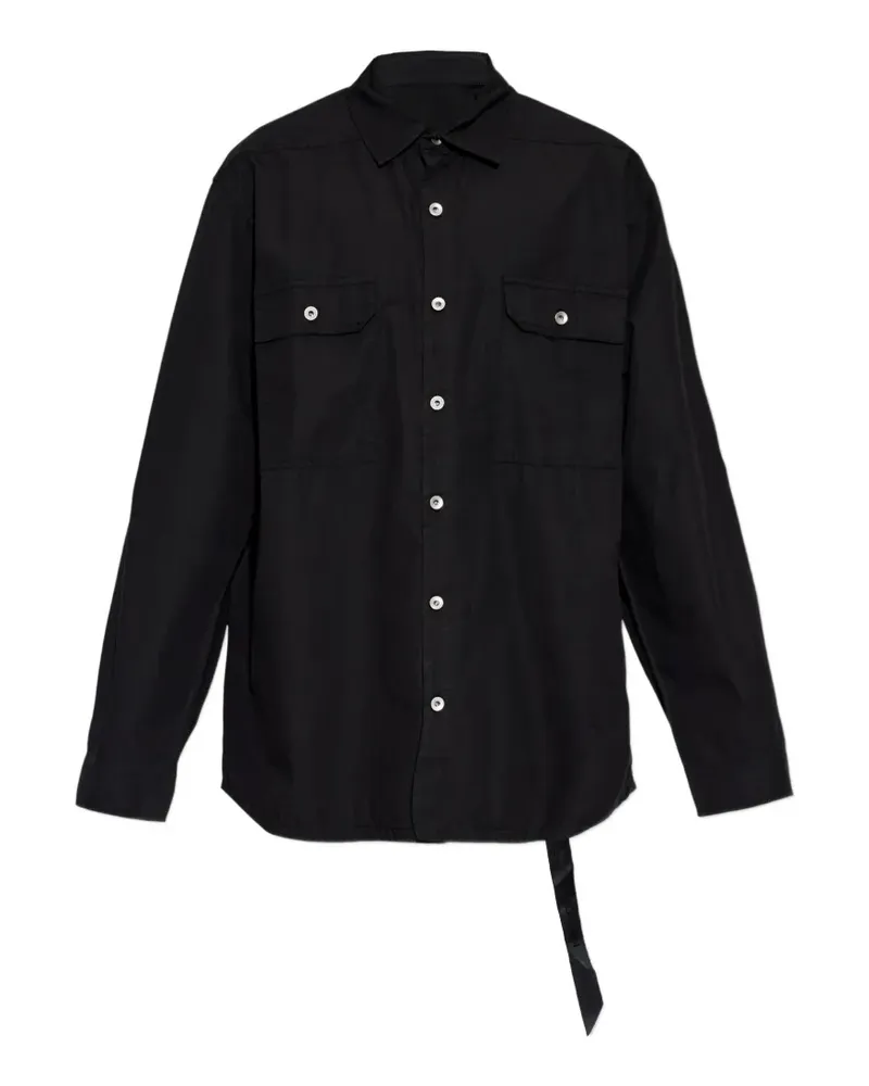 DRKSHDW by Rick Owens Klassisches Hemd - Schwarz Schwarz