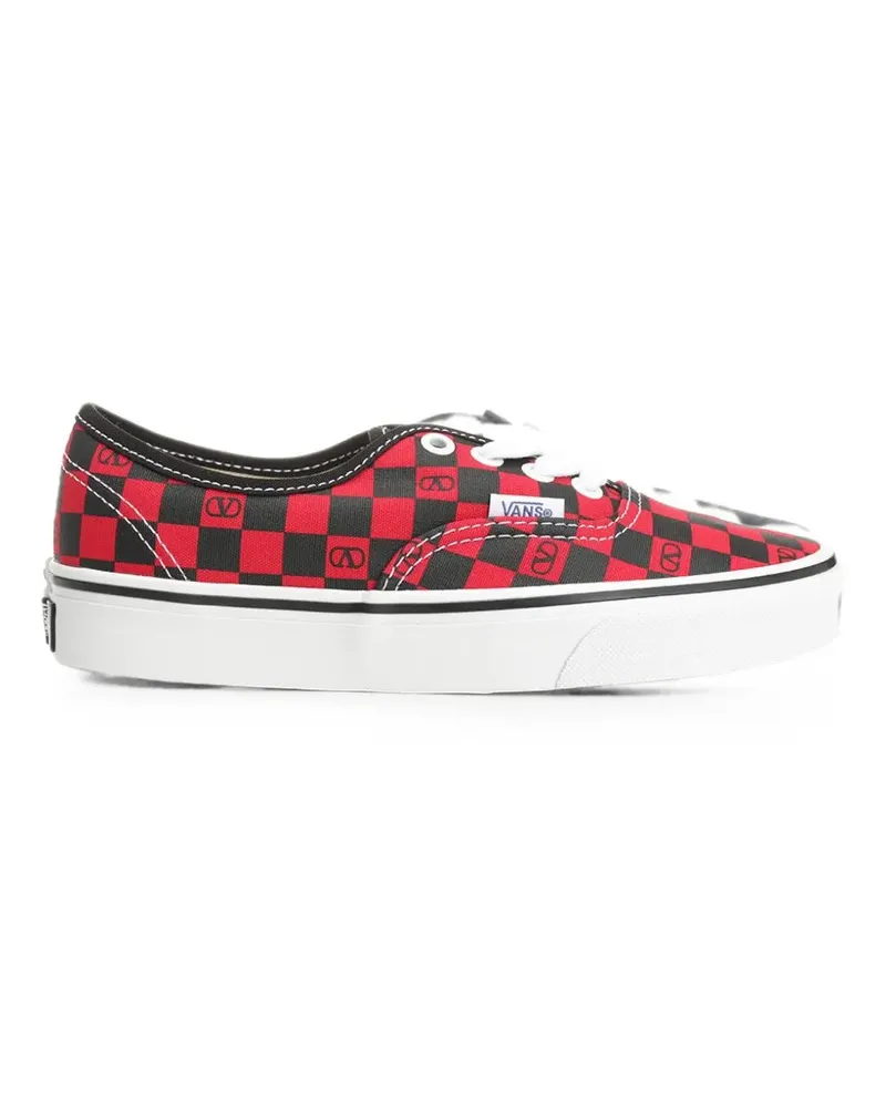 Valentino Garavani x Vans Sneakers mit Schachbrett-Print - Rot Rot
